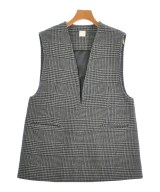 THREE SQUARE（スリースクエア）ベスト 黒 サイズ:F レディース/2200661705476