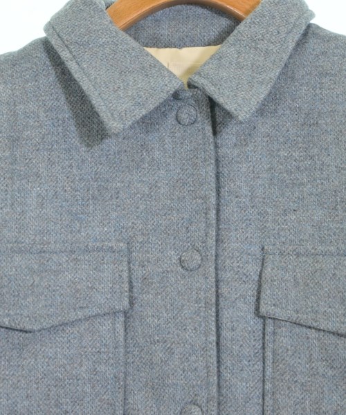 THREE SQUARE（スリースクエア）カジュアルジャケット 青 サイズ:F レディース/2200661705582