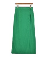 THREE SQUARE（スリースクエア）ロング・マキシ丈スカート 緑 サイズ:38(M位) レディース/2200661705728