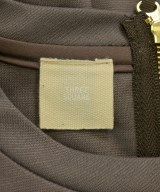 THREE SQUARE（スリースクエア）ワンピース 茶 サイズ:F レディース/2200661707265