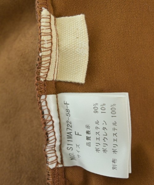 THREE SQUARE（スリースクエア）ブルゾン 茶 サイズ:F レディース/2200661707555