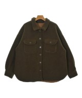 THREE SQUARE（スリースクエア）ブルゾン 茶 サイズ:F レディース/2200661707579