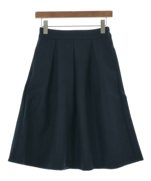 THREE SQUARE(スリースクエア)ロング・マキシ丈スカート 紺 サイズ:F/2200661709221