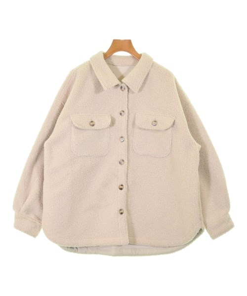 THREE SQUARE(スリースクエア)ブルゾン ベージュ サイズ:F/2200661710043