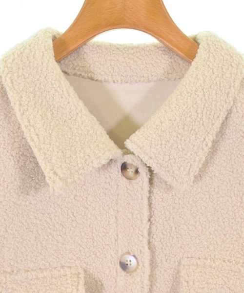 THREE SQUARE（スリースクエア）ブルゾン ベージュ サイズ:F レディース/2200661710043