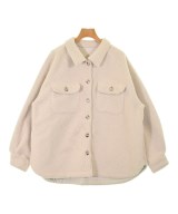 THREE SQUARE（スリースクエア）ブルゾン ベージュ サイズ:F レディース/2200661710104