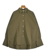 THREE SQUARE（スリースクエア）カジュアルシャツ カーキ サイズ:F レディース/2200661710470