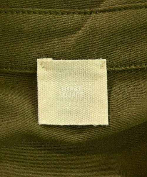THREE SQUARE（スリースクエア）カジュアルシャツ カーキ サイズ:F レディース/2200661710562