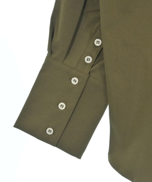 THREE SQUARE（スリースクエア）カジュアルシャツ カーキ サイズ:F レディース/2200661710586