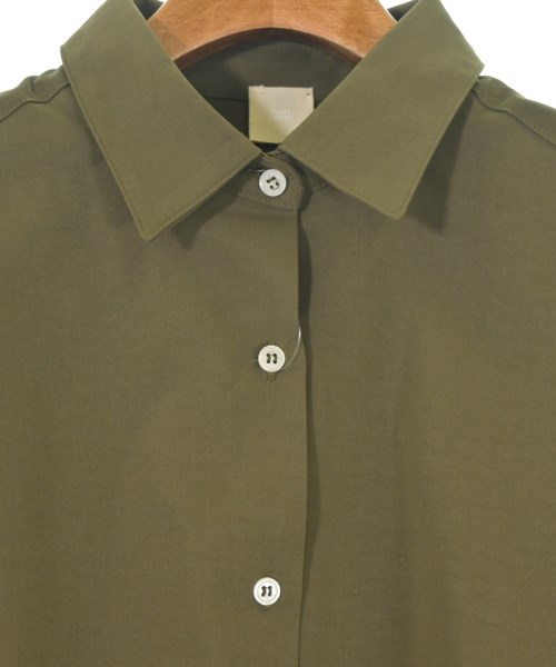 THREE SQUARE（スリースクエア）カジュアルシャツ カーキ サイズ:F レディース/2200661710593