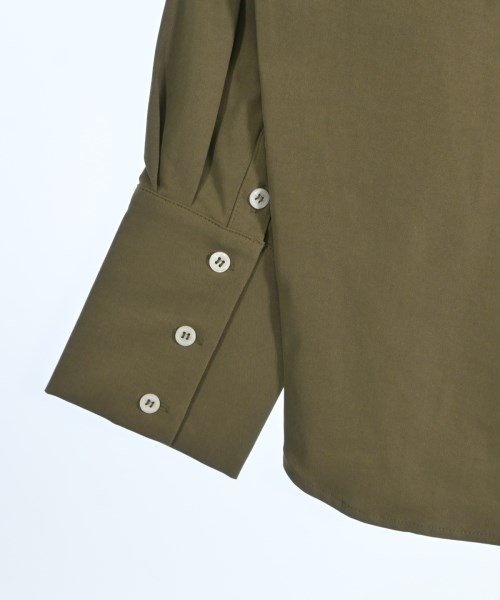 THREE SQUARE（スリースクエア）カジュアルシャツ カーキ サイズ:F レディース/2200661710616