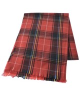 THREE SQUARE（スリースクエア）ストール 赤 サイズ:- レディース/2200661710845