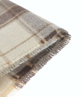 THREE SQUARE（スリースクエア）ストール 茶 サイズ:- レディース/2200661710876