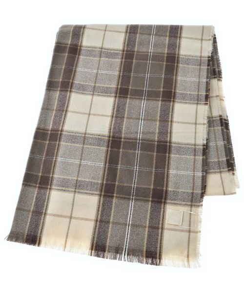 THREE SQUARE(スリースクエア)ストール 茶 サイズ:-/2200661710913