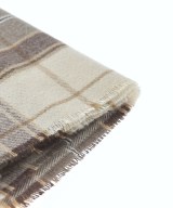 THREE SQUARE（スリースクエア）ストール 茶 サイズ:- レディース/2200661710975