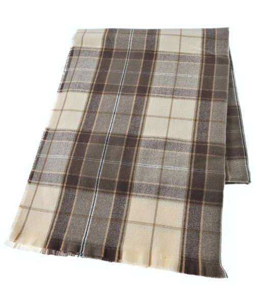 THREE SQUARE(スリースクエア)ストール 茶 サイズ:-/2200661711095