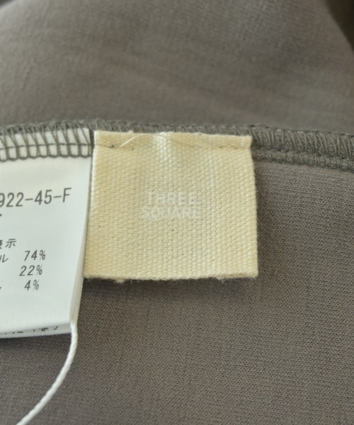THREE SQUARE（スリースクエア）Tシャツ・カットソー グレー サイズ:F レディース/2200661711224