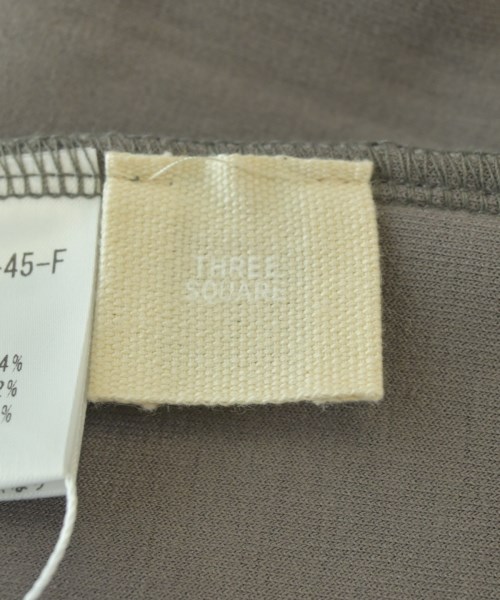 THREE SQUARE（スリースクエア）Tシャツ・カットソー グレー サイズ:F レディース/2200661711248