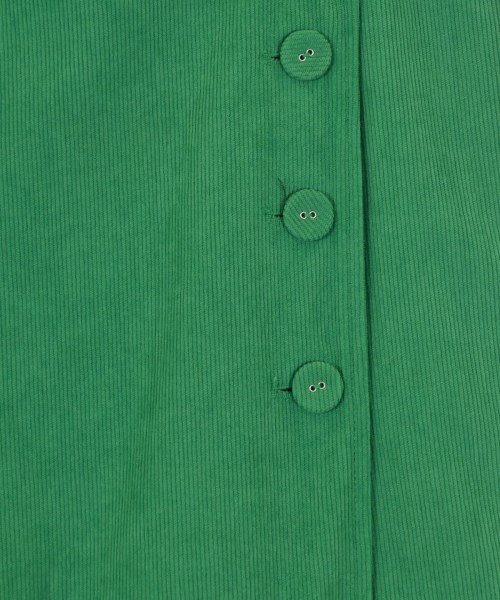 THREE SQUARE（スリースクエア）ロング・マキシ丈スカート 緑 サイズ:-(M位) レディース/2200661713068