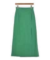 THREE SQUARE（スリースクエア）ロング・マキシ丈スカート 緑 サイズ:36(S位) レディース/2200661713112