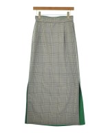 THREE SQUARE（スリースクエア）ロング・マキシ丈スカート 緑 サイズ:-(M位) レディース/2200661713150