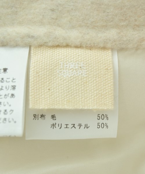 THREE SQUARE（スリースクエア）ベスト ベージュ サイズ:F レディース/2200661714706