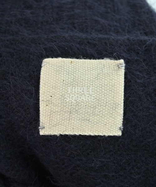 THREE SQUARE（スリースクエア）ニット・セーター 紺 サイズ:F レディース/2200661716243