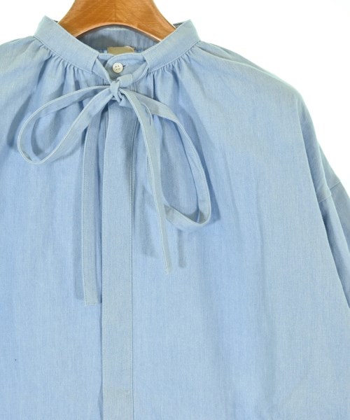 THREE SQUARE（スリースクエア）ブラウス 青 サイズ:F レディース/2200661717653