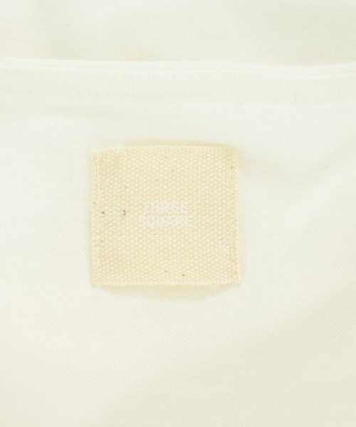 THREE SQUARE（スリースクエア）Tシャツ・カットソー 白 サイズ:F レディース/2200661717660