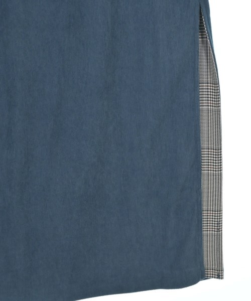THREE SQUARE（スリースクエア）ロング・マキシ丈スカート 紺 サイズ:38(M位) レディース/2200661718391