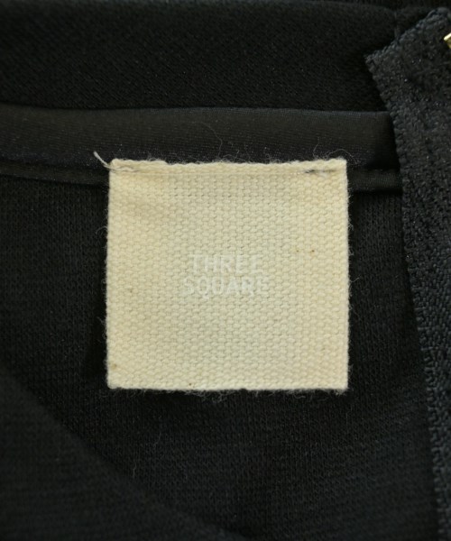 THREE SQUARE（スリースクエア）ワンピース 黒 サイズ:F レディース/2200661718650