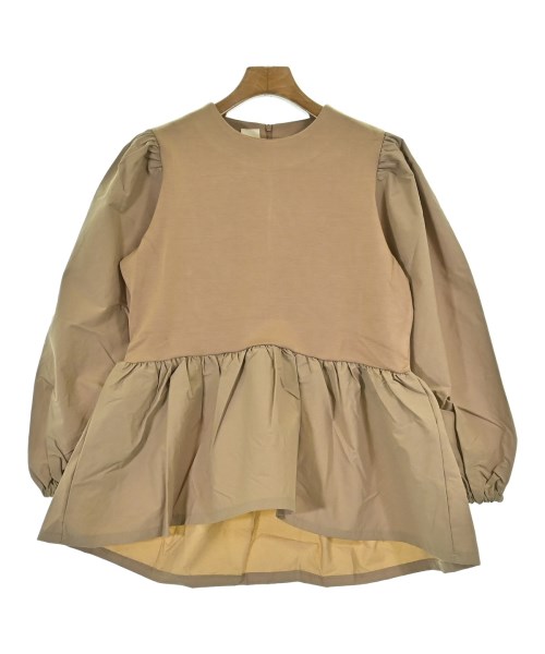 THREE SQUARE(スリースクエア)ブラウス ベージュ サイズ:F/2200661718834