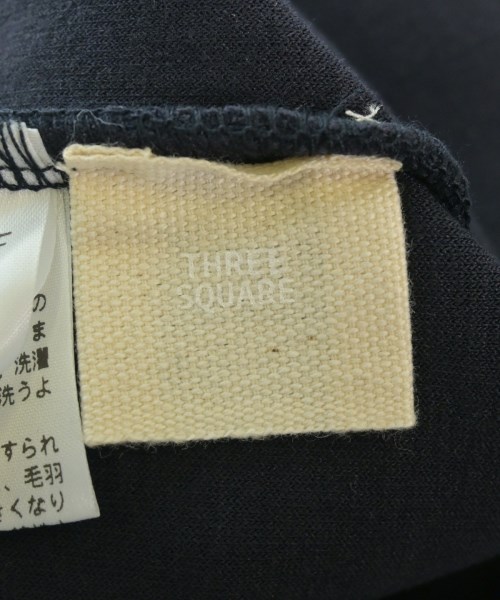 THREE SQUARE（スリースクエア）Tシャツ・カットソー 紺 サイズ:F レディース/2200661720226