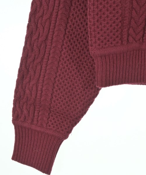 THREE SQUARE（スリースクエア）カーディガン 赤 サイズ:F レディース/2200661720592