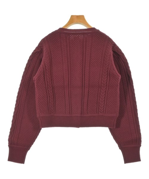 THREE SQUARE（スリースクエア）カーディガン 赤 サイズ:F レディース/2200661720639