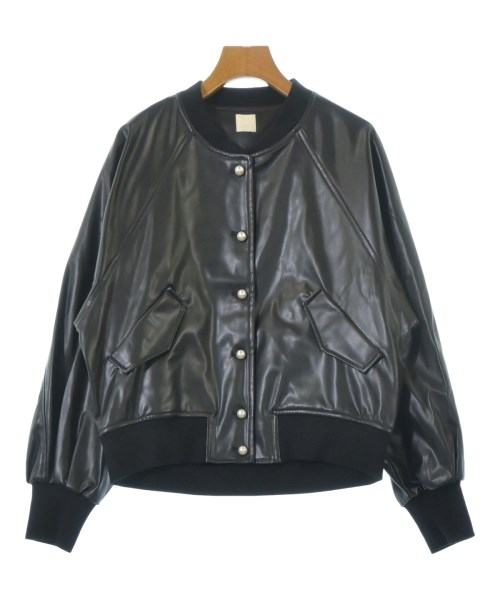 THREE SQUARE(スリースクエア)スタジャン 黒 サイズ:F/2200661720707