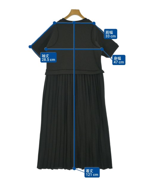 THREE SQUARE（スリースクエア）ワンピース 黒 サイズ:F レディース/2200665409127