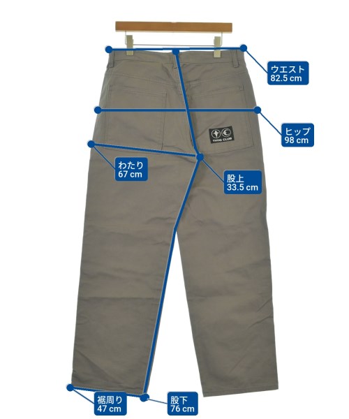 Thug Club（サグクラブ）デニムパンツ グレー サイズ:3(L位) メンズ/2200625106080