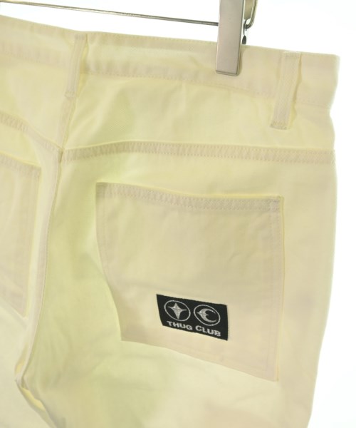 Thug Club（サグクラブ）デニムパンツ 白 サイズ:3(L位) メンズ/2200625106097