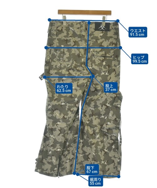 Thug Club（サグクラブ）カーゴパンツ カーキ サイズ:M メンズ/2200677017549