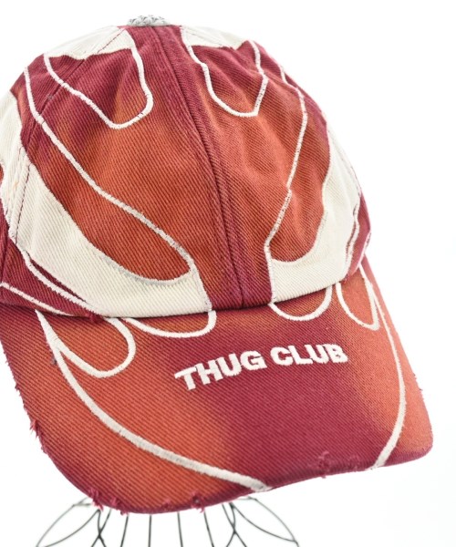 Thug Club（サグクラブ）キャップ オレンジ サイズ:- メンズ/2200650835122