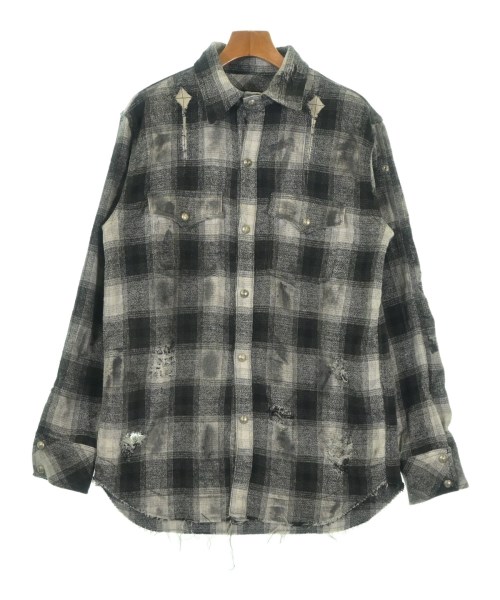 Thug Club(サグクラブ)カジュアルシャツ グレー サイズ:2(M位)/2200665607110