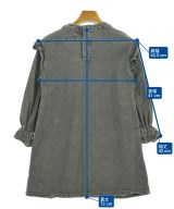 UNIVERSAL OVERALL（ユニバーサルオーバーオール）ワンピース（その他） グレー サイズ:S(110cm位) キッズ/2200674734036