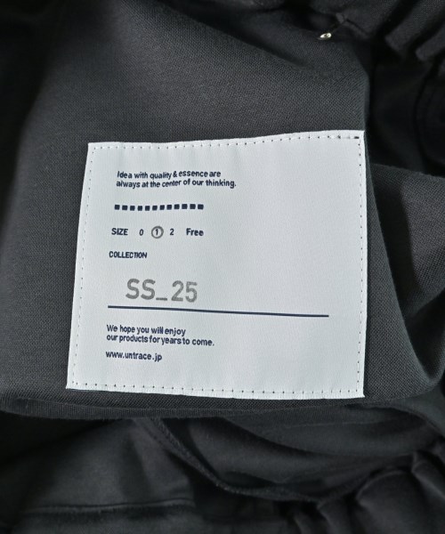 UNTRACE（アントレース）スウェットパンツ グレー サイズ:1(S位) メンズ/2200637922111