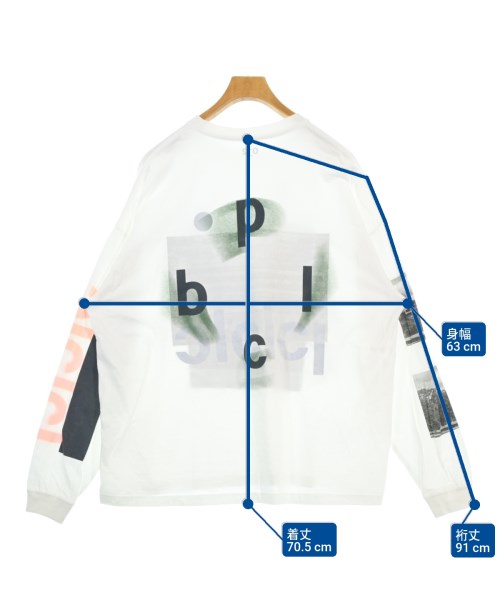 UNTRACE（アントレース）Tシャツ・カットソー 白 サイズ:1(S位) メンズ/2200674386037