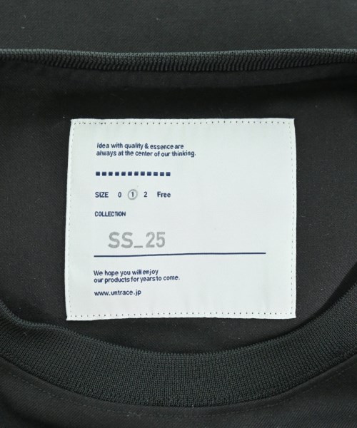 UNTRACE（アントレース）スウェット 黒 サイズ:1(S位) メンズ/2200674386099