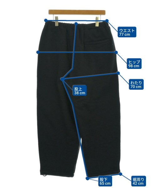 UNTRACE（アントレース）スウェットパンツ 黒 サイズ:1(S位) メンズ/2200674616035