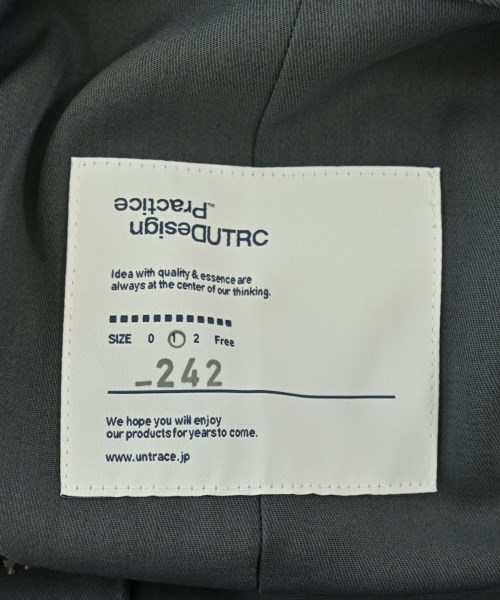 UNTRACE（アントレース）その他 グレー サイズ:1(S位) メンズ/2200677780016