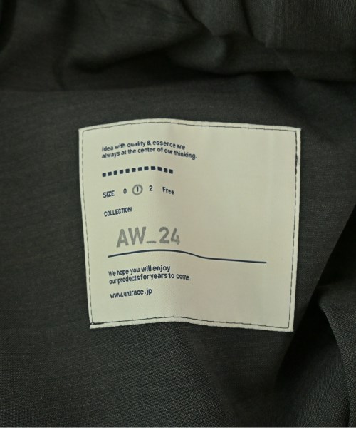 UNTRACE（アントレース）その他 グレー サイズ:1(S位) メンズ/2200677780054