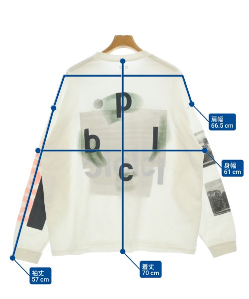 UNTRACE（アントレース）Tシャツ・カットソー 白 サイズ:1(S位) メンズ/2200678473030